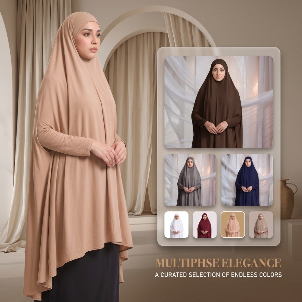 Caftan Plain Muslim Abayas Ele - Women Formal Wear Hijab review and price