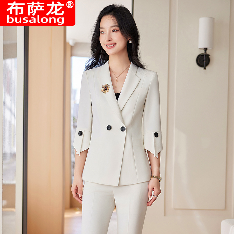 Spring Summer New Yellow Suit  - Yellow Formal Wear Women review and price