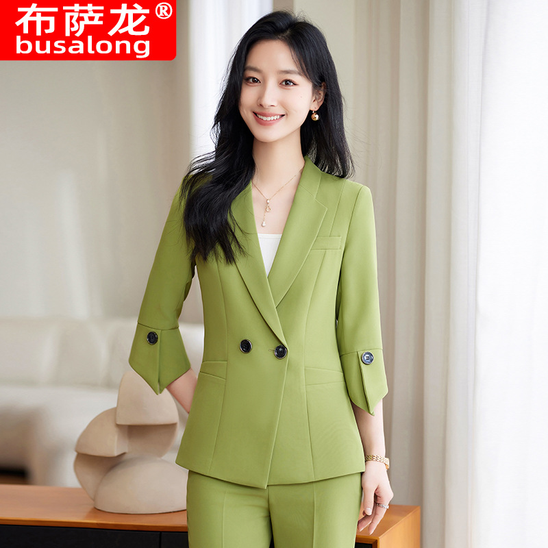 Spring Summer New Yellow Suit  - Yellow Formal Wear Women review and price